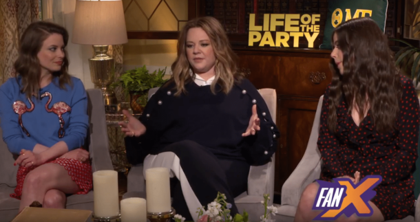 Interview with the stars of Life Of The Party! Ft. Melissa McCarthy Gillian Jacobs Molly Gordon