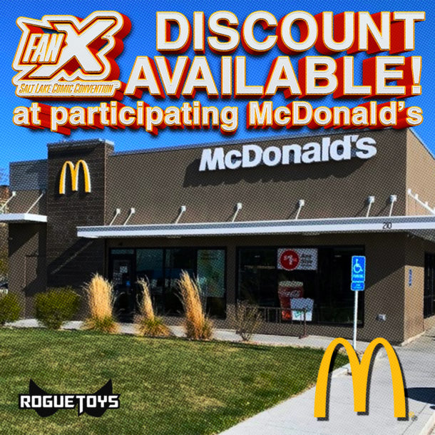 Visit McDonalds for a Mystery FanX Discount!