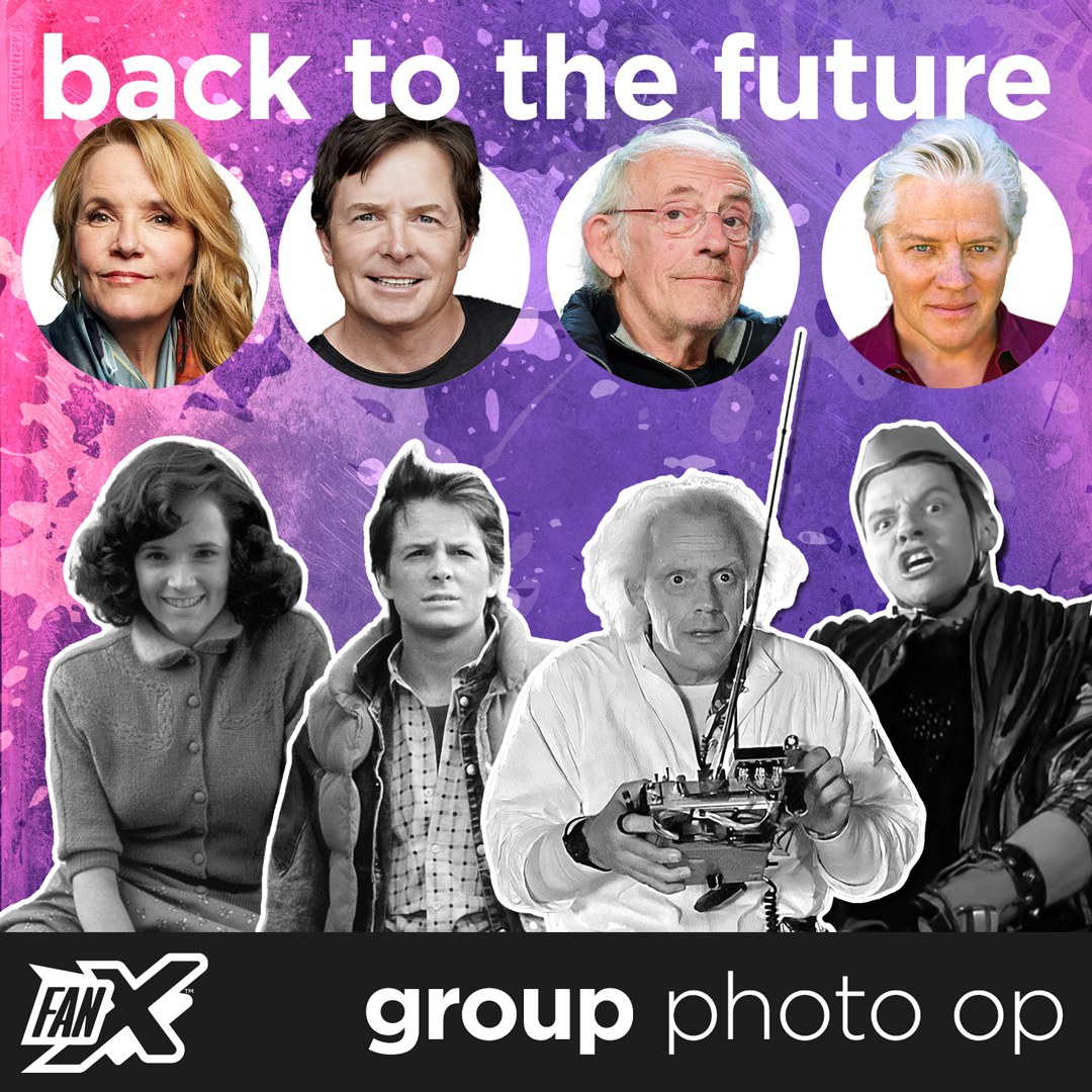 Back to the Future Group Photo Op
