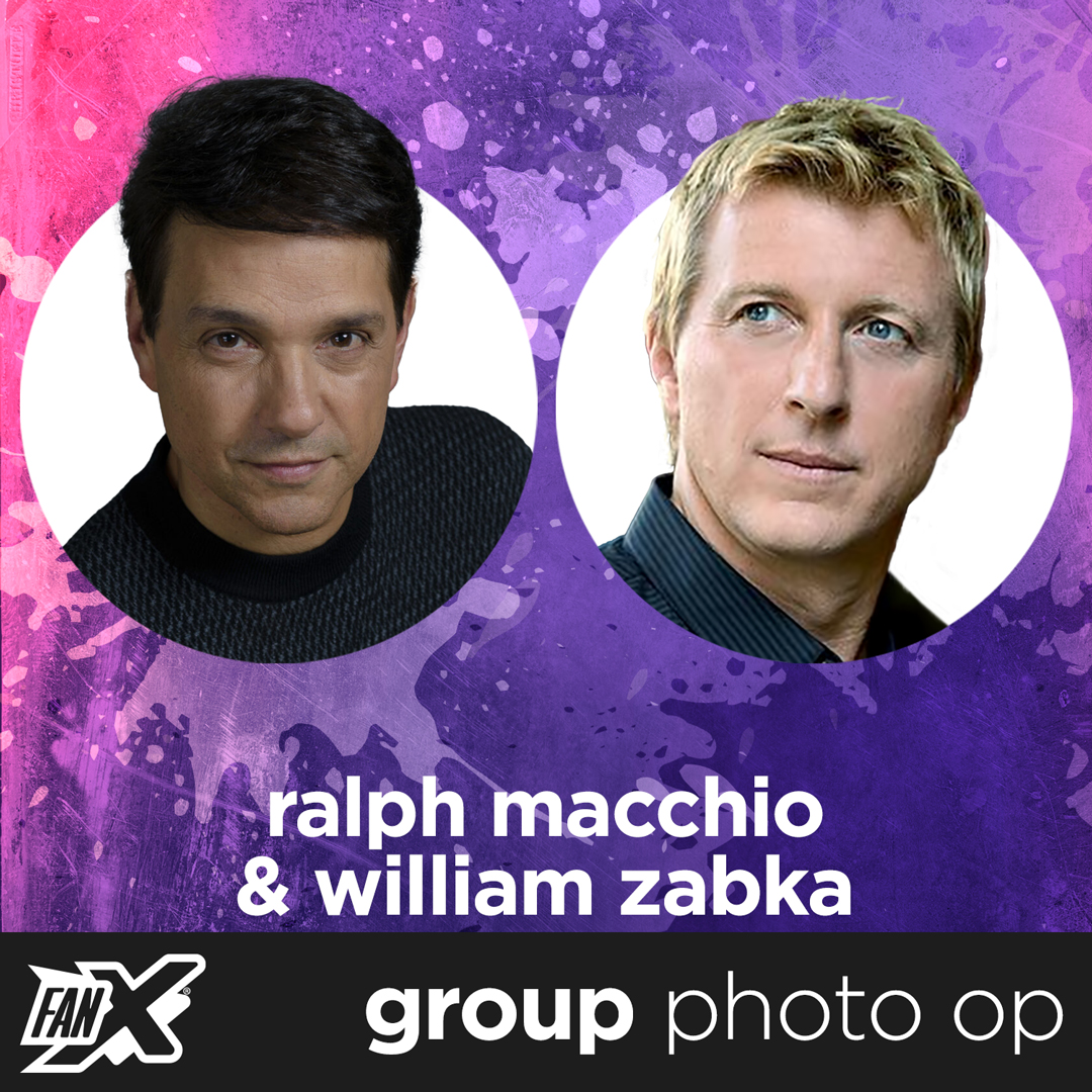 Group Photo Op with Ralph Macchio & William Zabka