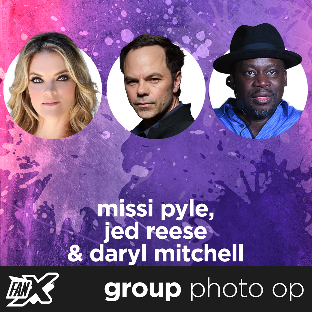 Group Photo Op w/Missi Pyle, Jed Reese & Daryl Mitchell