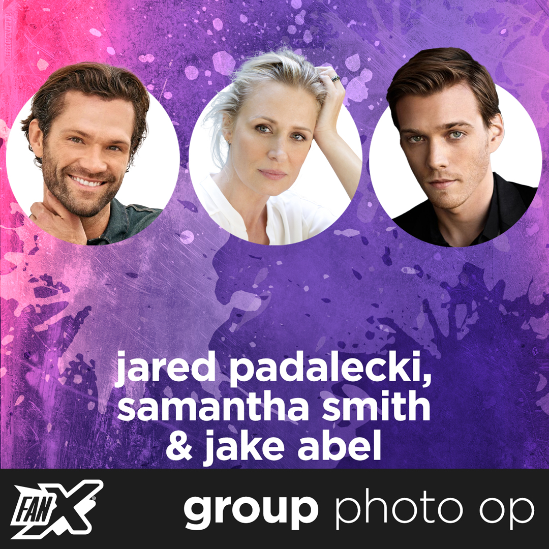 Group Photo Op w/Jared Padalecki, Samantha Smith & Jake Abel